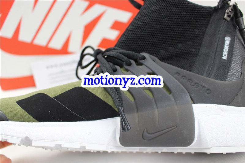 Nike Air Presto Black Mid Olive Green